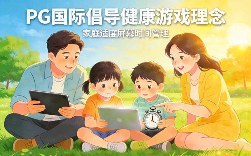 PG国际倡导健康游戏理念 - 家庭在阳光下愉快地进行适度的屏幕时间管理