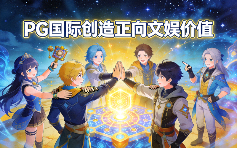 PG国际创造正向文娱价值 - 游戏角色展示团队合作、友谊与解决难题的场景
