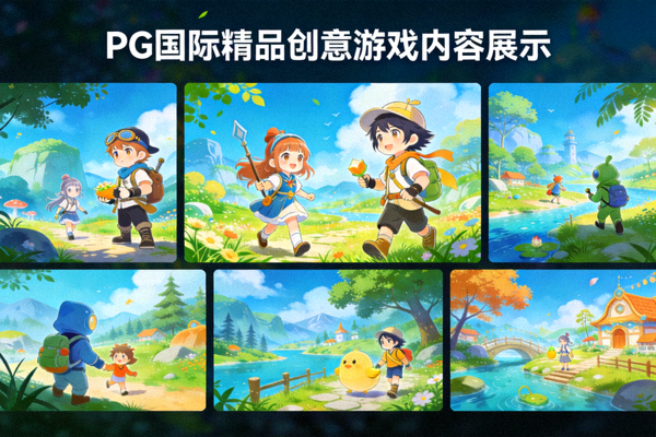 PG国际精品创意游戏内容展示 - 充满艺术感和正向价值观的游戏场景截图