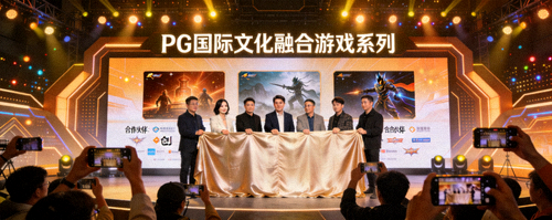PG国际文化融合游戏系列发布会现场盛况 - 展示主创团队与合作伙伴共同揭晓游戏作品的时刻