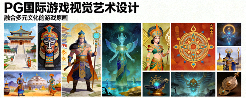 PG国际游戏视觉艺术设计 - 展示融合多元文化元素的精美游戏原画