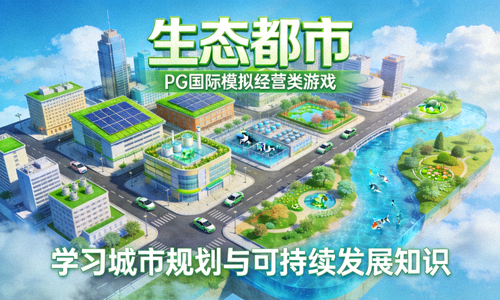 PG国际游戏《生态都市》 - 模拟经营类游戏，学习城市规划与可持续发展知识