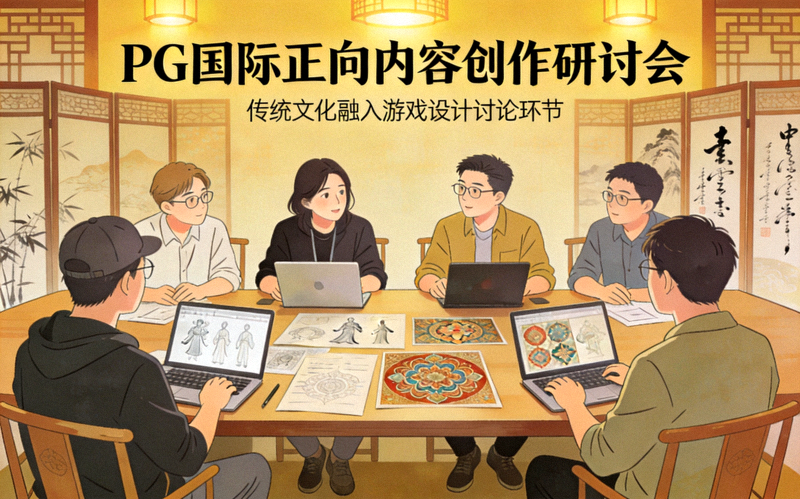PG国际正向内容创作研讨会 - 开发者在讨论如何将传统文化融入游戏设计