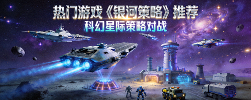 热门游戏《银河策略》推荐 - 科幻风格的星际舰队与星球基地策略对战画面